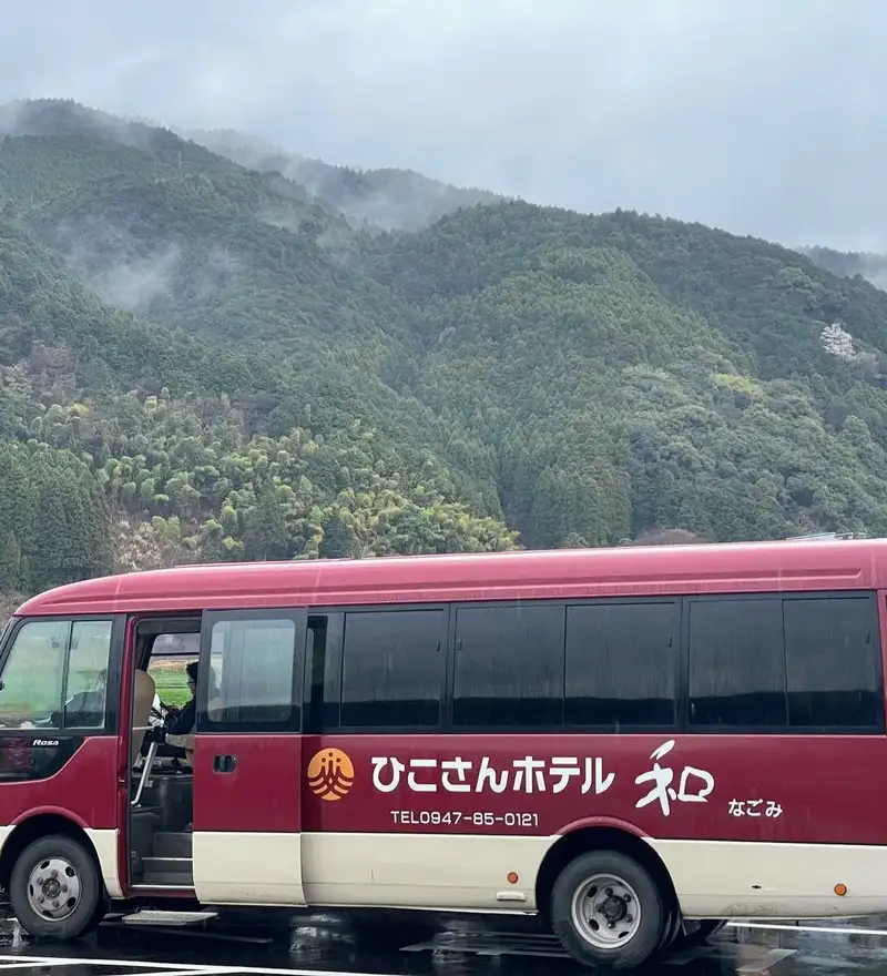 Your own private tour bus, ready to carry your group wherever Kyushu calls.