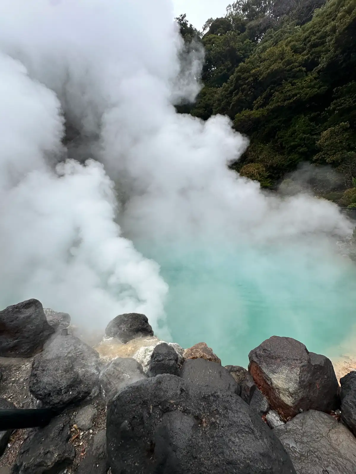 Kyushu's finest fall foliage, a legendary hand-carved tunnel, and the steaming "Hells of Beppu".