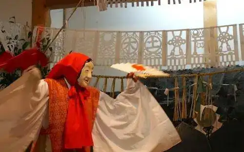 Kagura dance in Takachiho