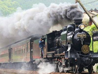 SL Hitoyoshi steam train