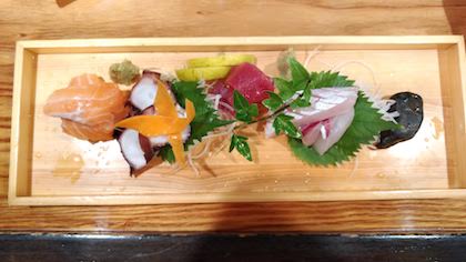 Sashimi (raw fish)