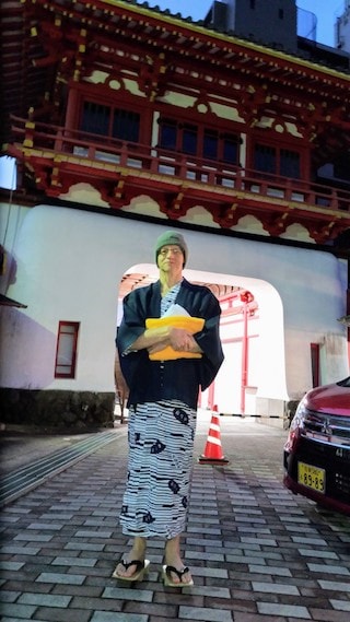 Takeo onsen courtyard