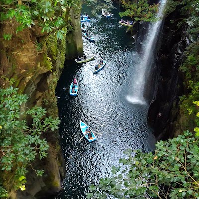 Takachiho Gorge boats