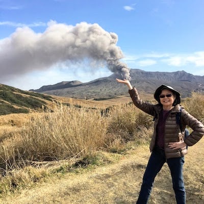 Aso volcano photo